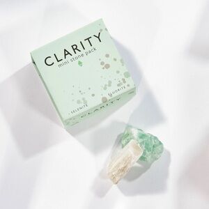Clarity Mini Stone Pack with Selenite and Fluorite